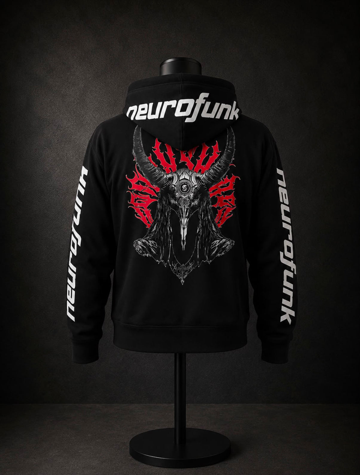 Bluza Neurofunk Grande – tył na modelu