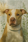 Puzzle z własnym nadrukiem - przykład portret psa