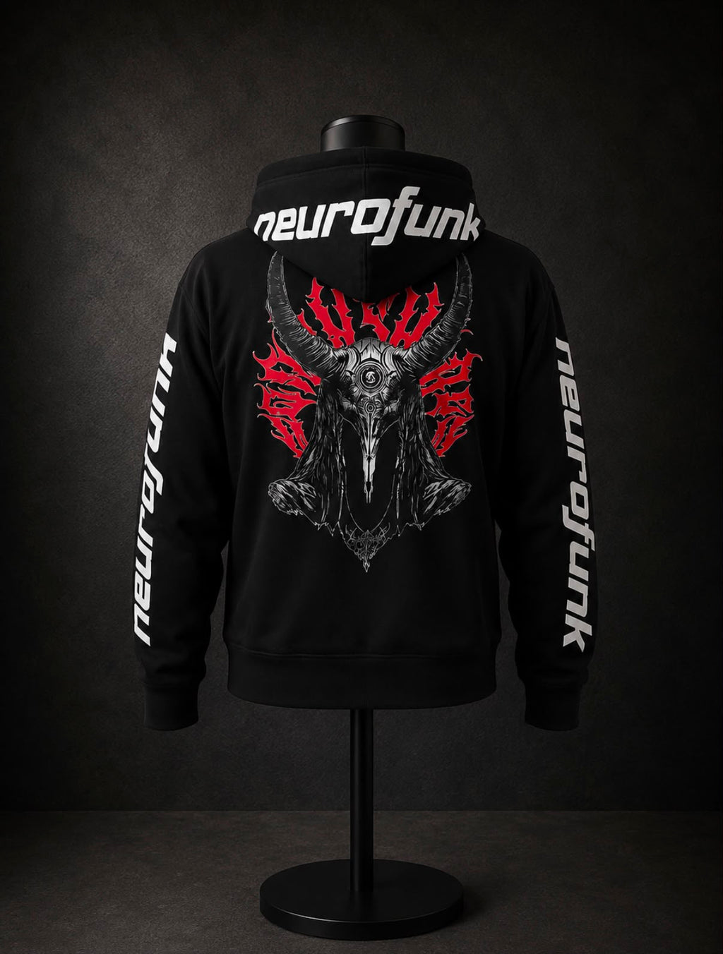 Bluza Neurofunk Grande – tył na modelu