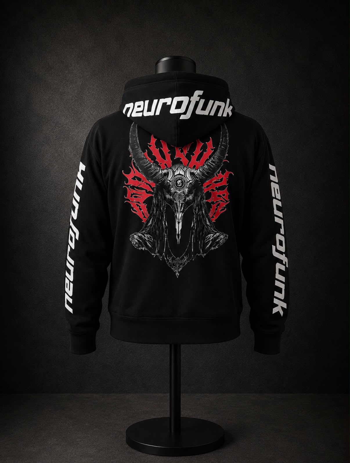 Bluza Neurofunk Grande – tył na modelu
